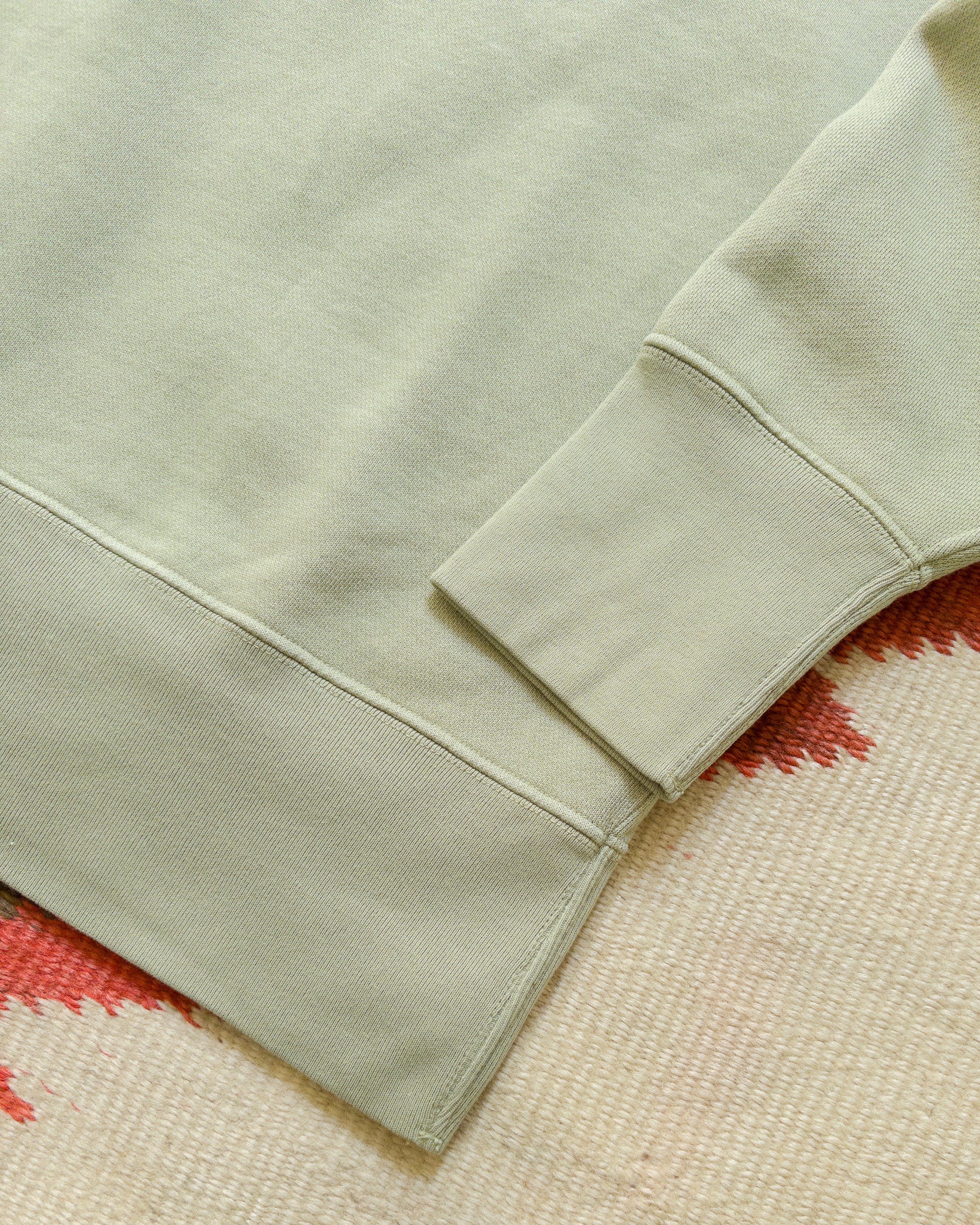Peace Crewneck Sweatshirt - Faded Olive - Image 3
