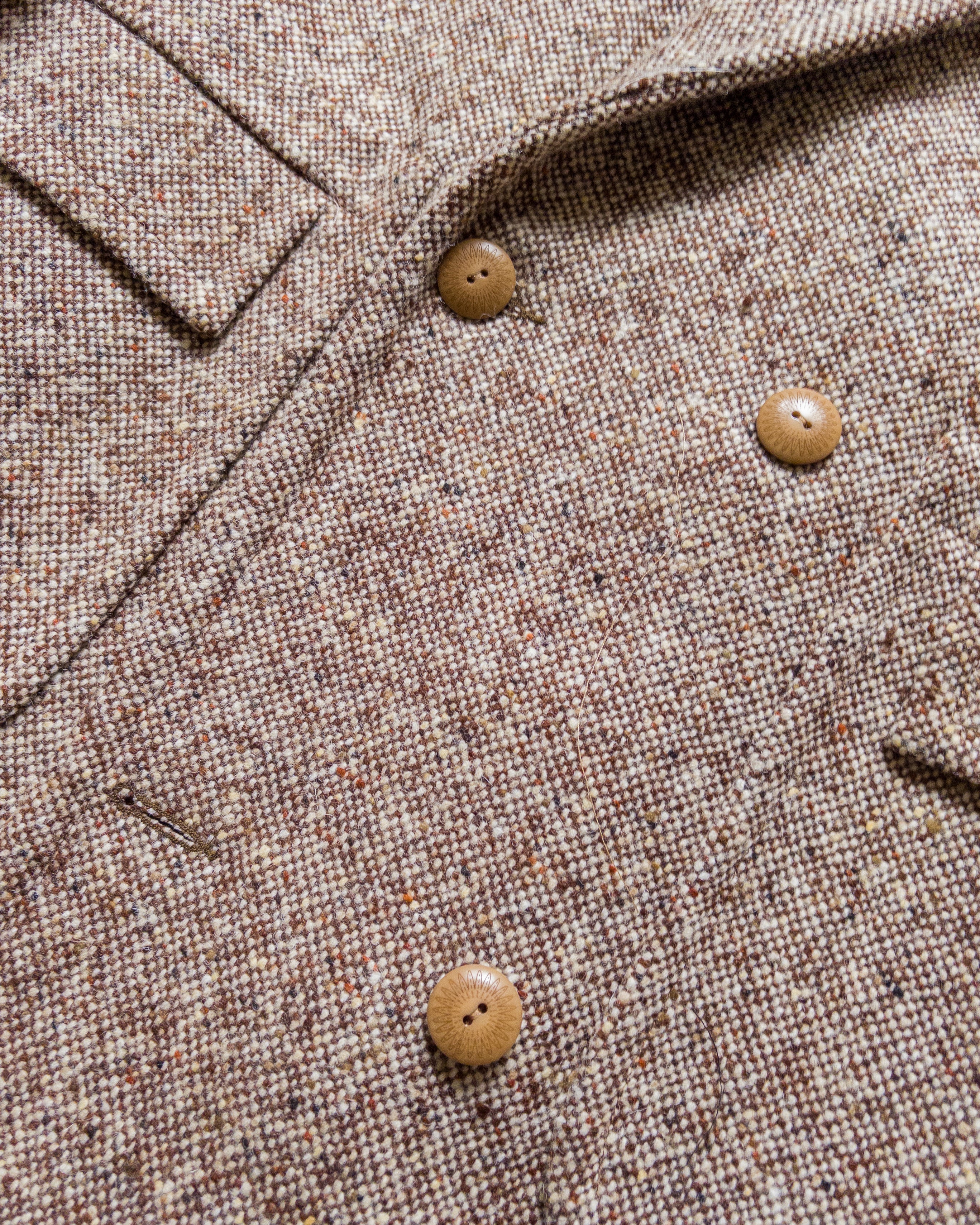 Polo Coat - Malted Barley Slub Donegal - Image 2