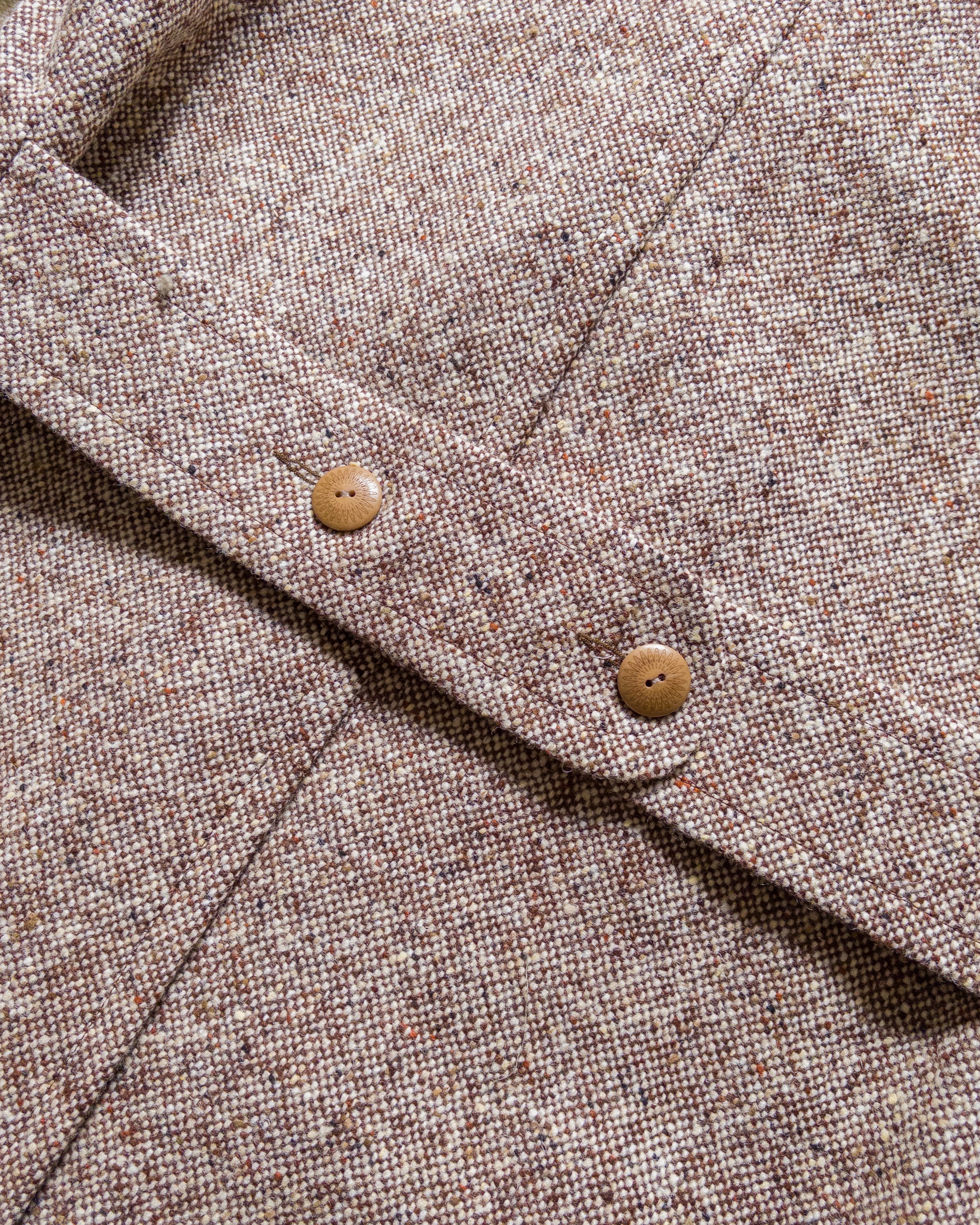 Polo Coat - Malted Barley Slub Donegal - Image 6