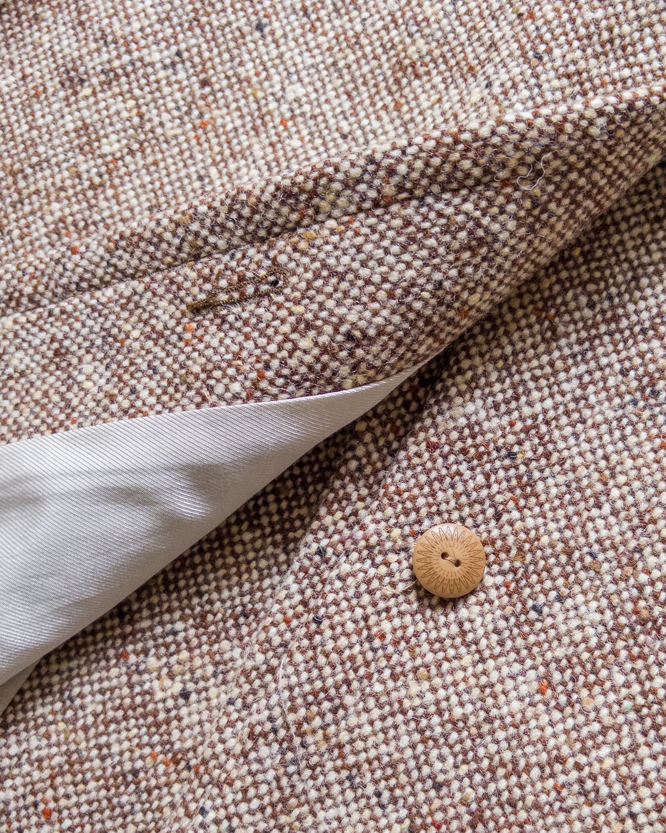 Polo Coat - Malted Barley Slub Donegal - Image 7
