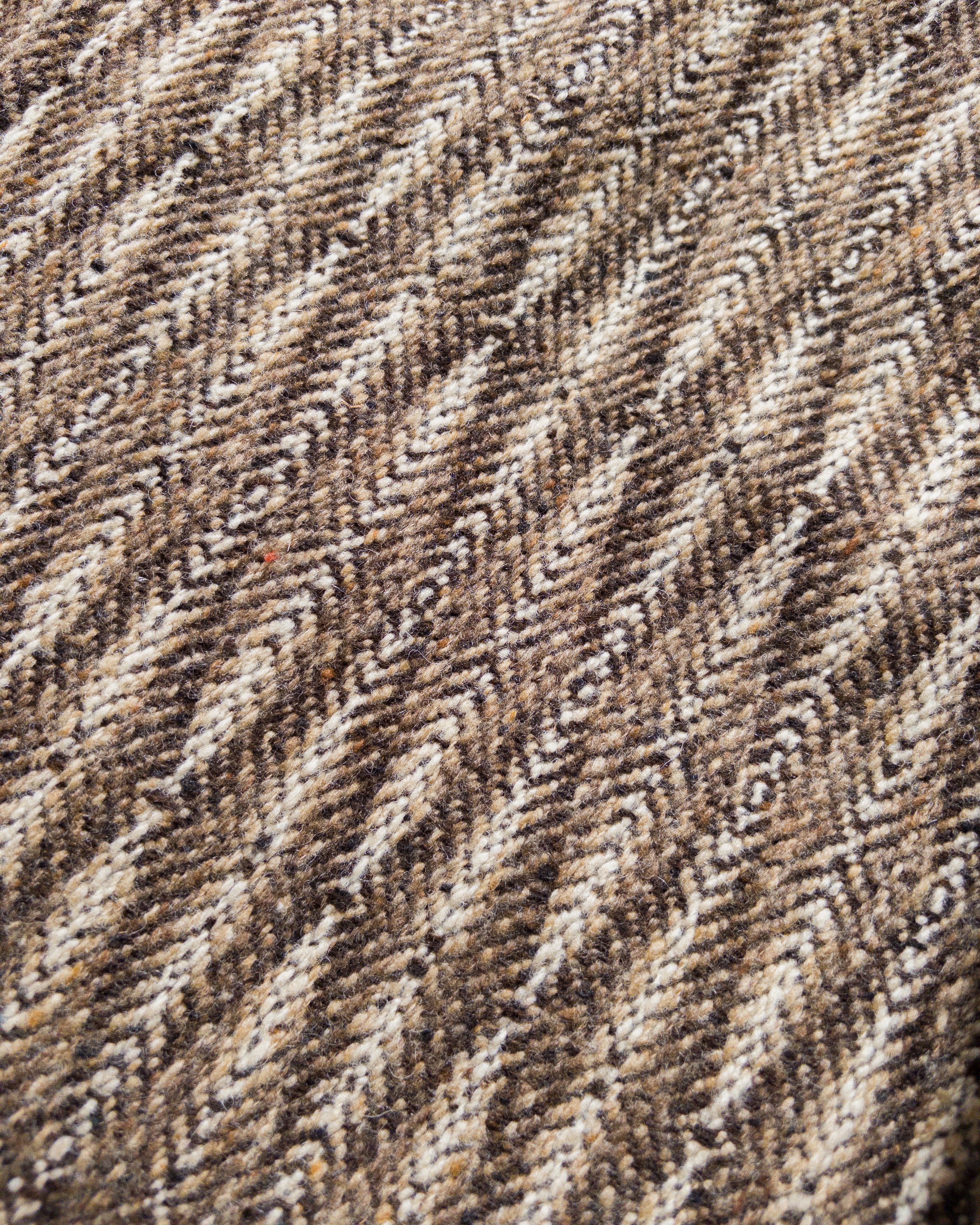 Raglan Wool Overcoat - Diamond Ombre Tweed - Image 3