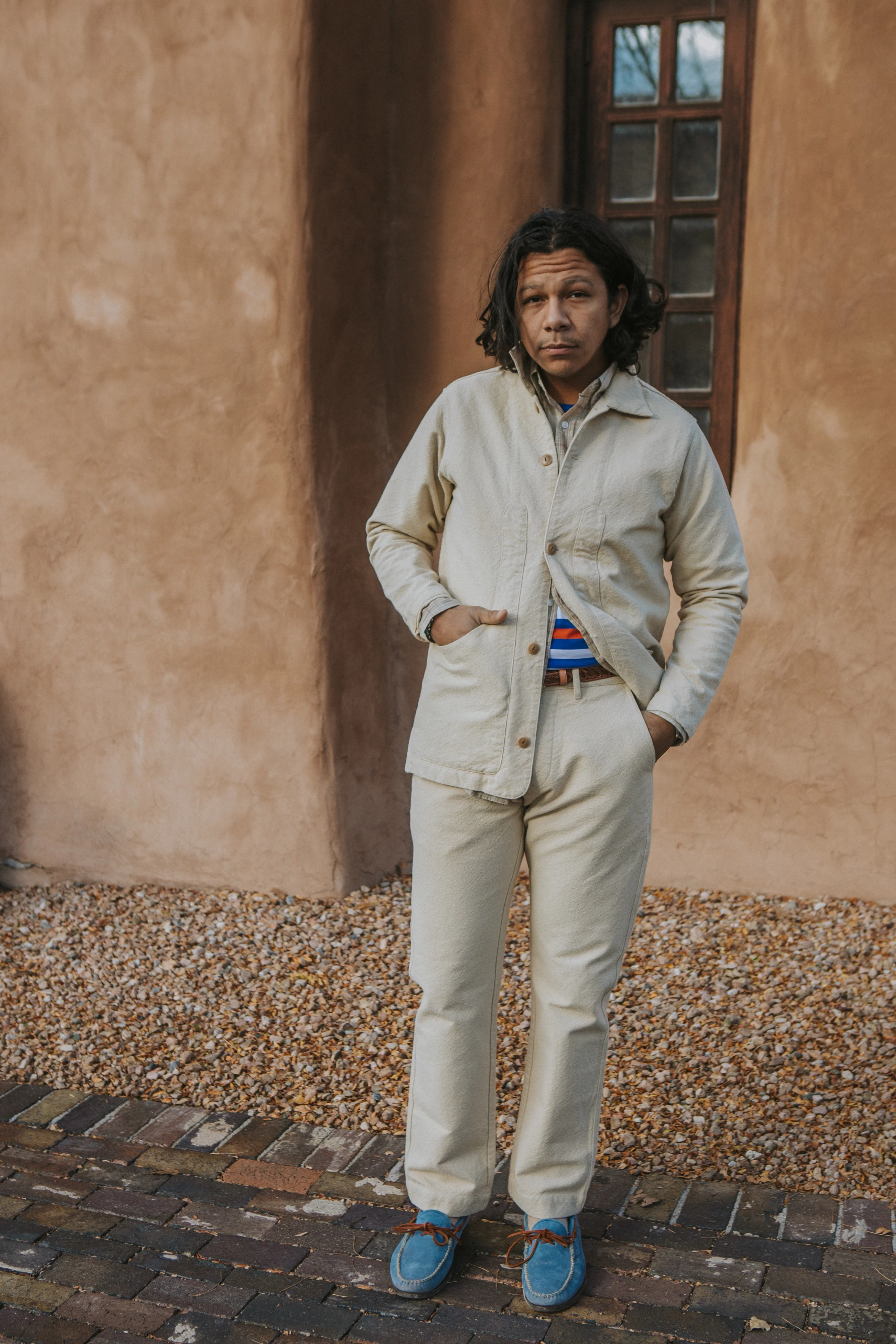 Rustic Plainweave Chino - Natural Undyed - Image 3