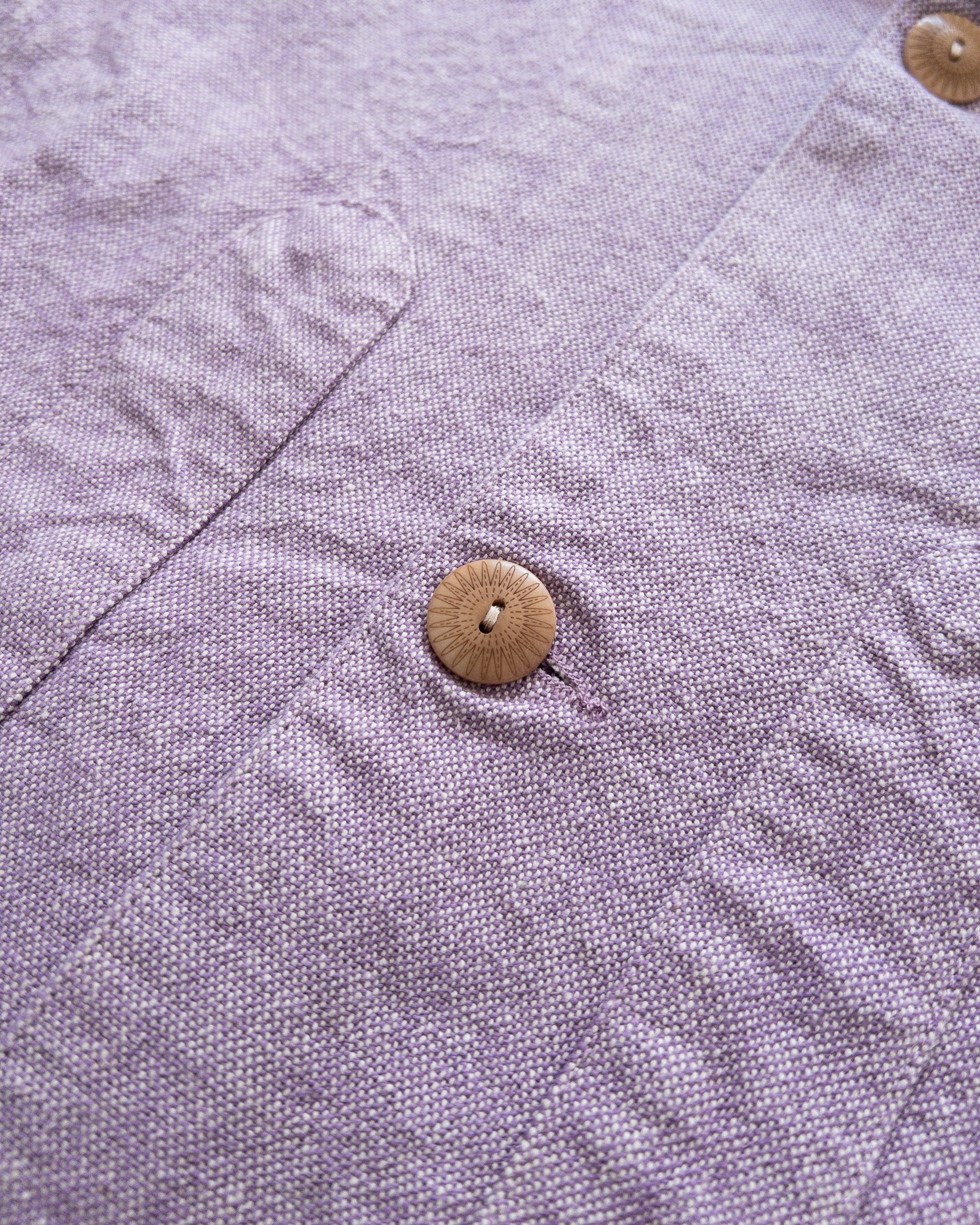 Rustic Plainweave Hunting Jacket - Hazy Purple - Image 3