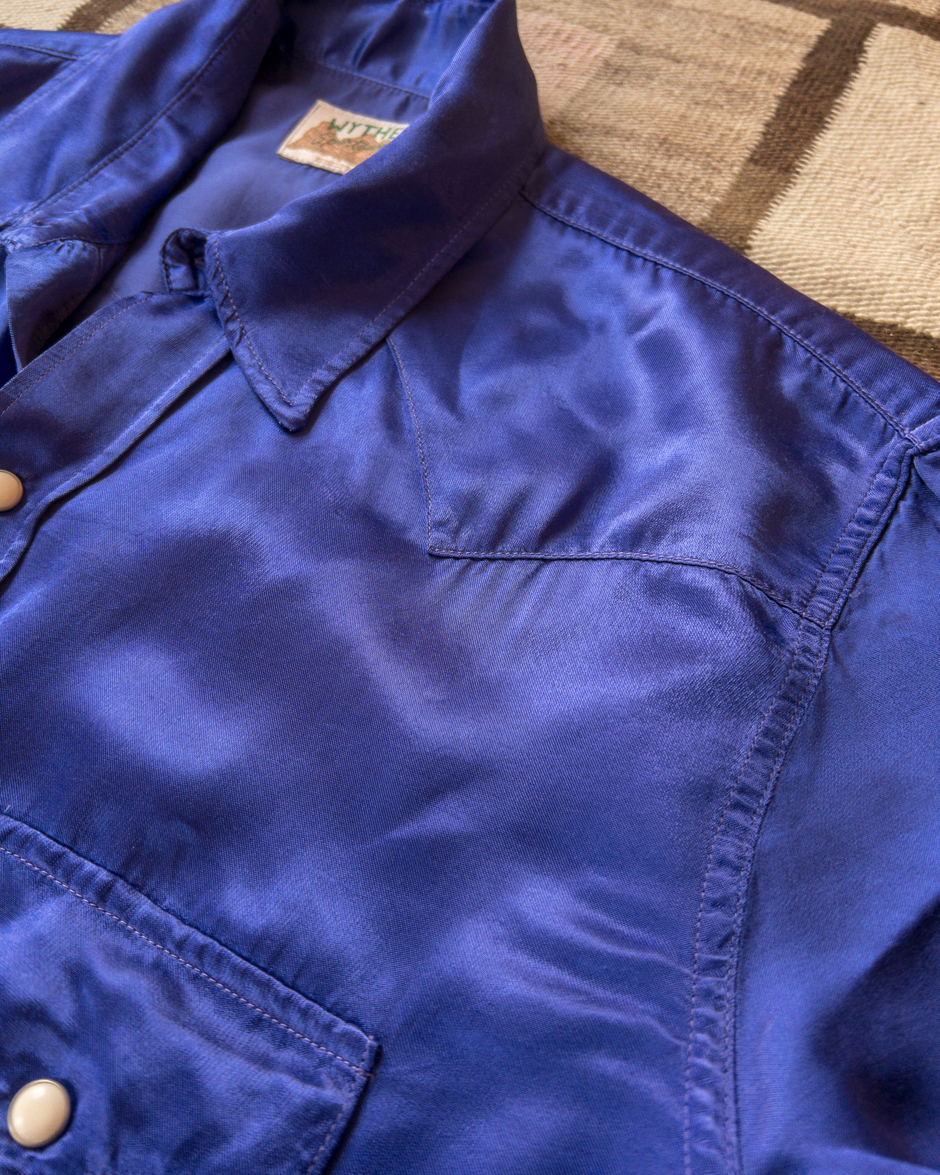 Satin Rodeo Shirt - Royal Purple - Image 3