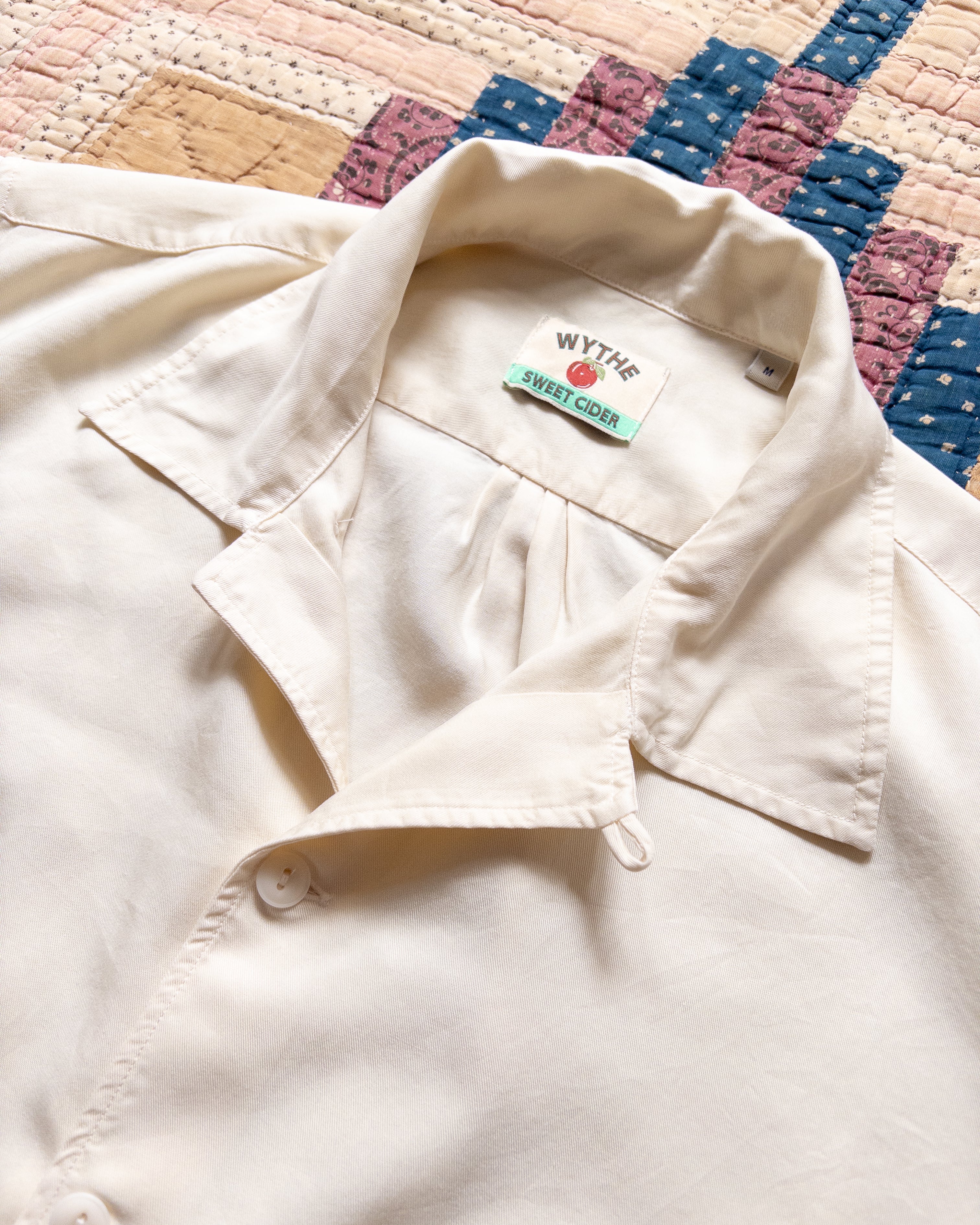 Tencel Gabardine Patio Shirt - Buttermilk - Image 3