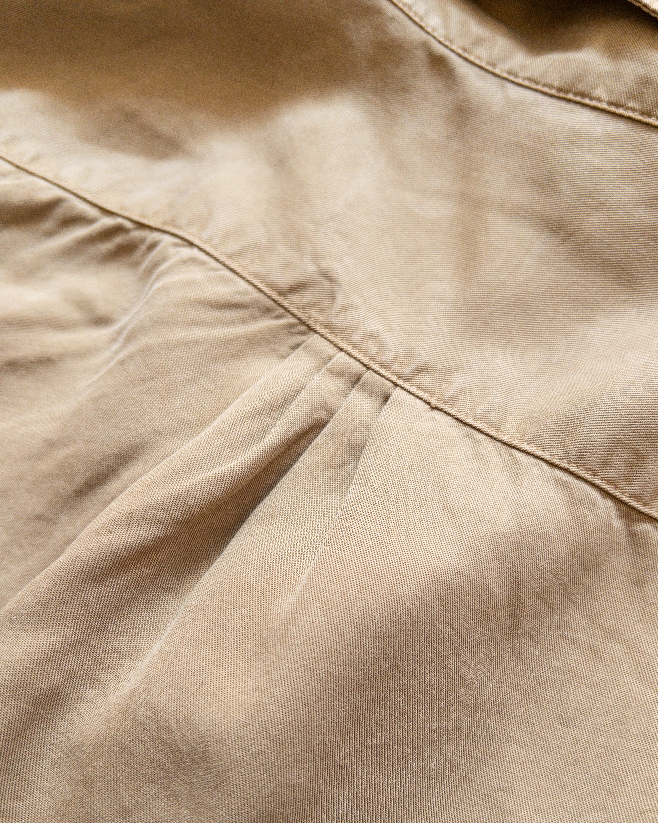 Tencel Gabardine Patio Shirt - Camp Khaki - Image 4