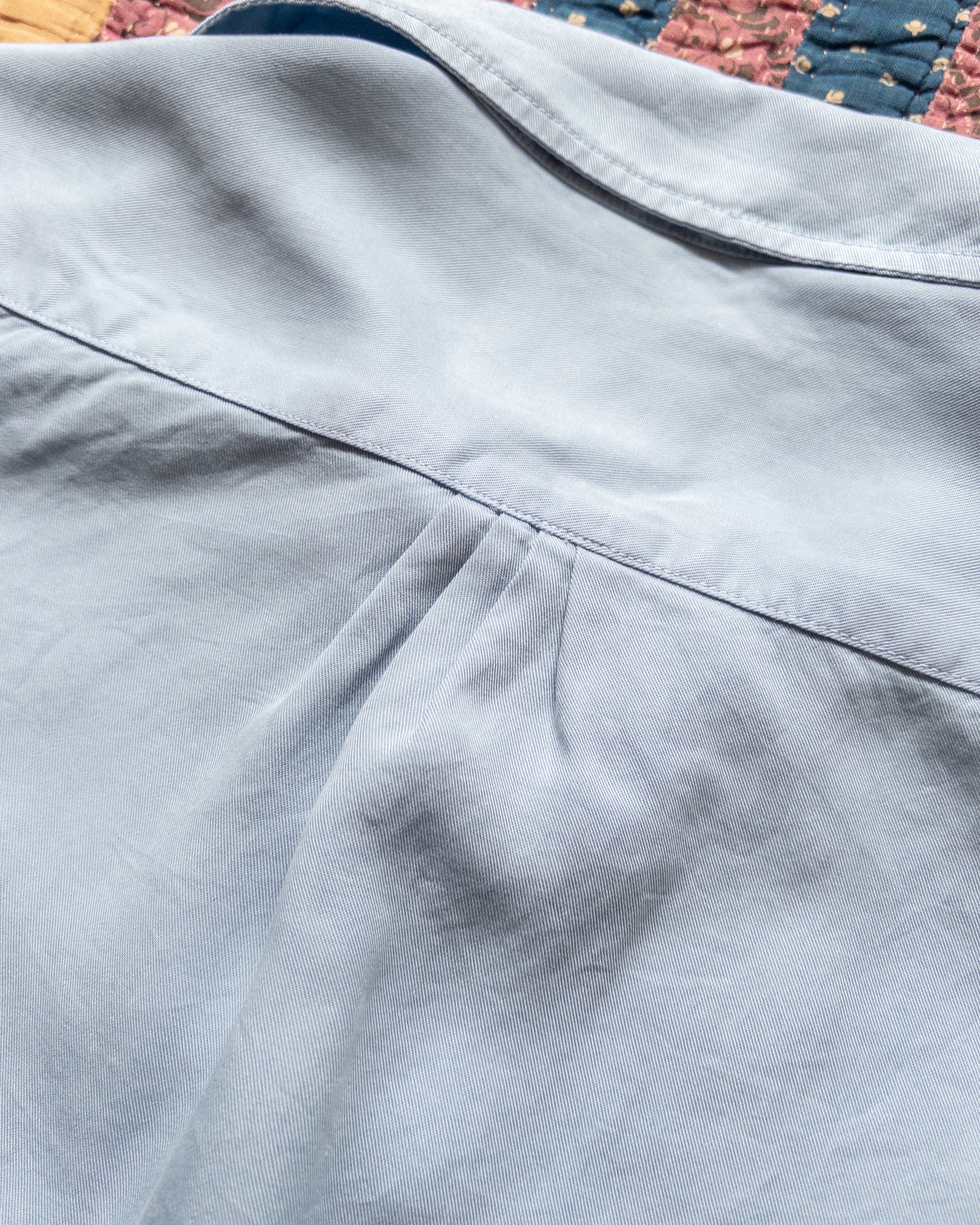 Tencel Gabardine Patio Shirt - Faded Bench Blue - Image 5