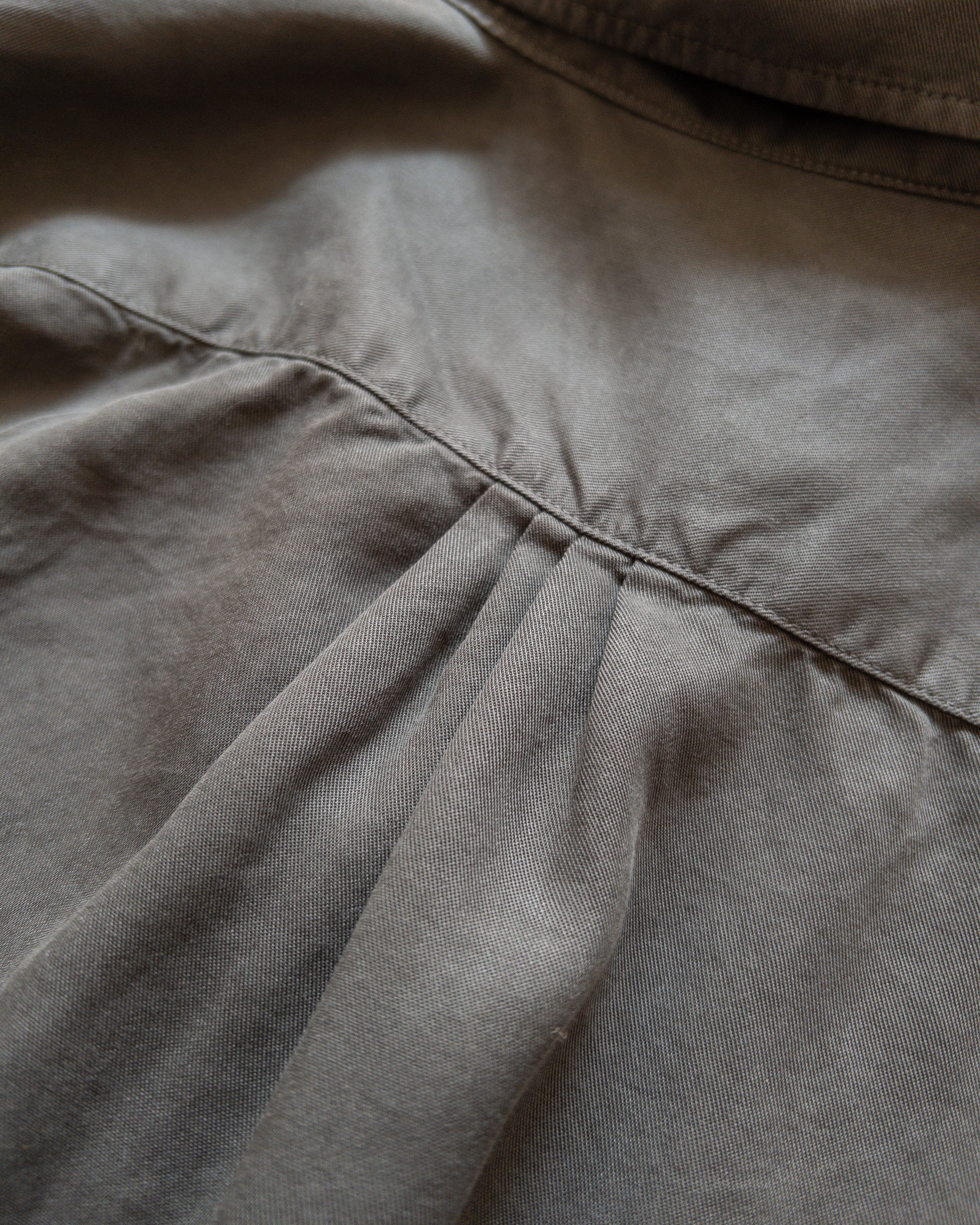 Tencel Gabardine Patio Shirt - Faded Black - Image 4