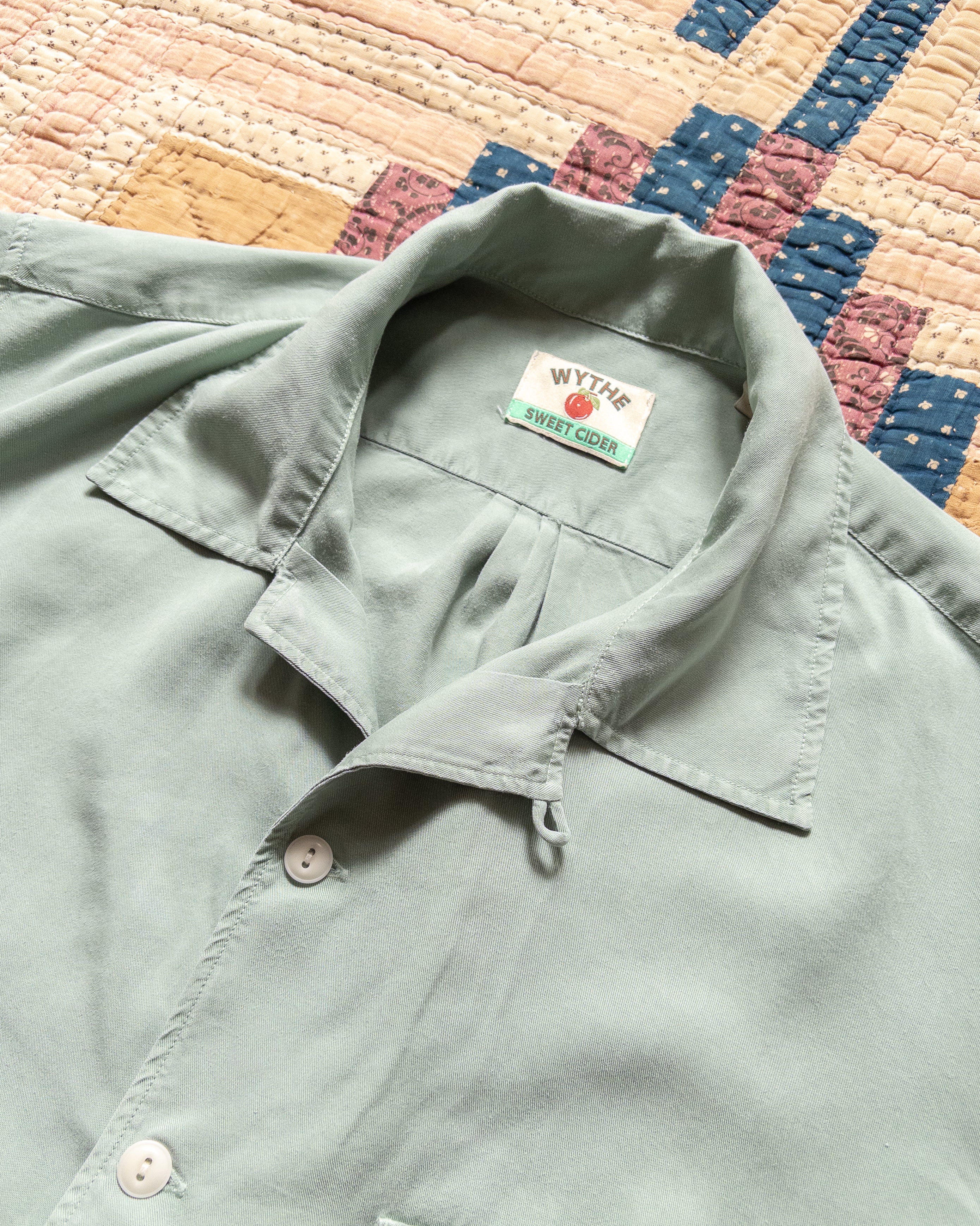 Tencel Gabardine Patio Shirt - Sage - Image 3