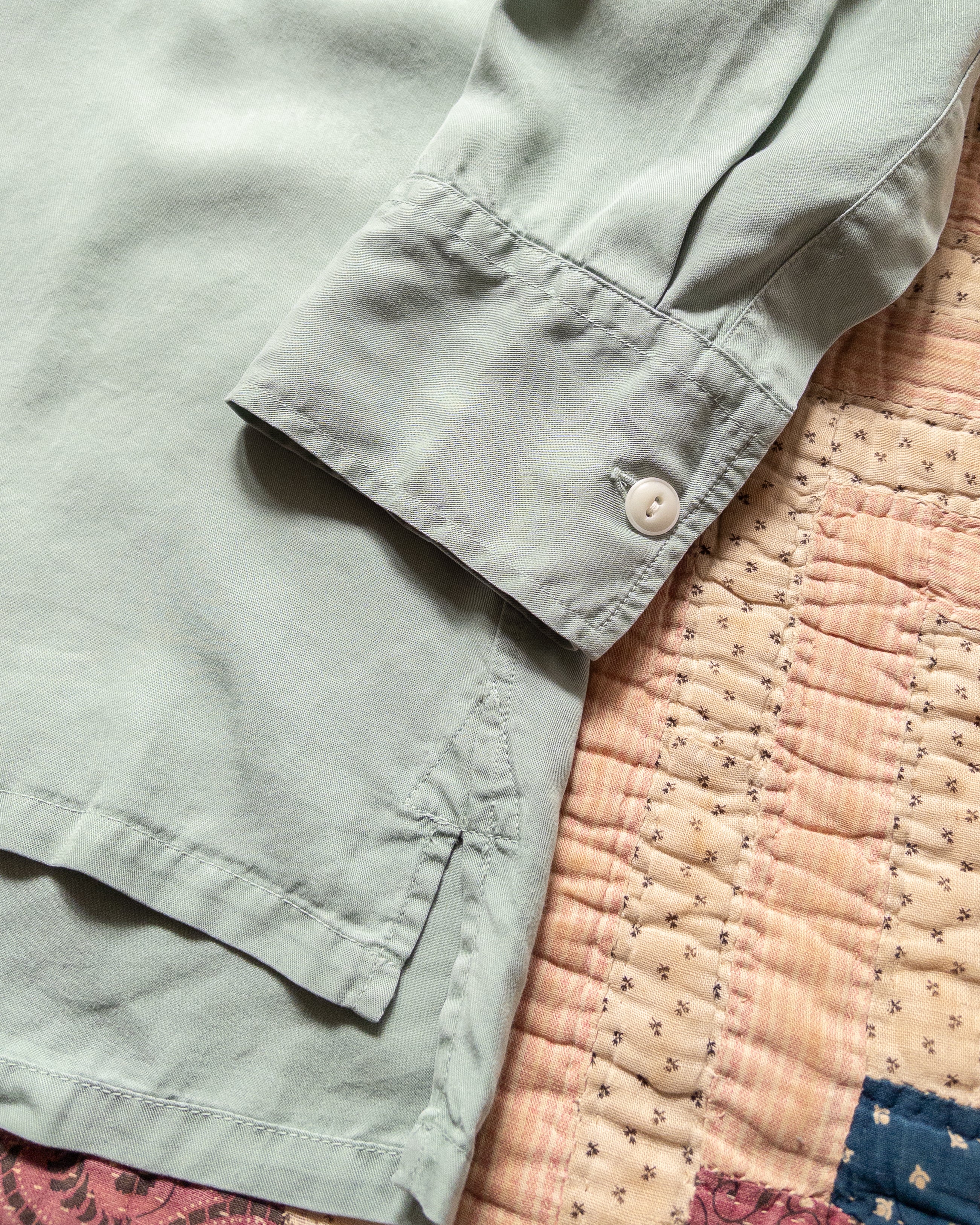 Tencel Gabardine Patio Shirt - Sage - Image 4