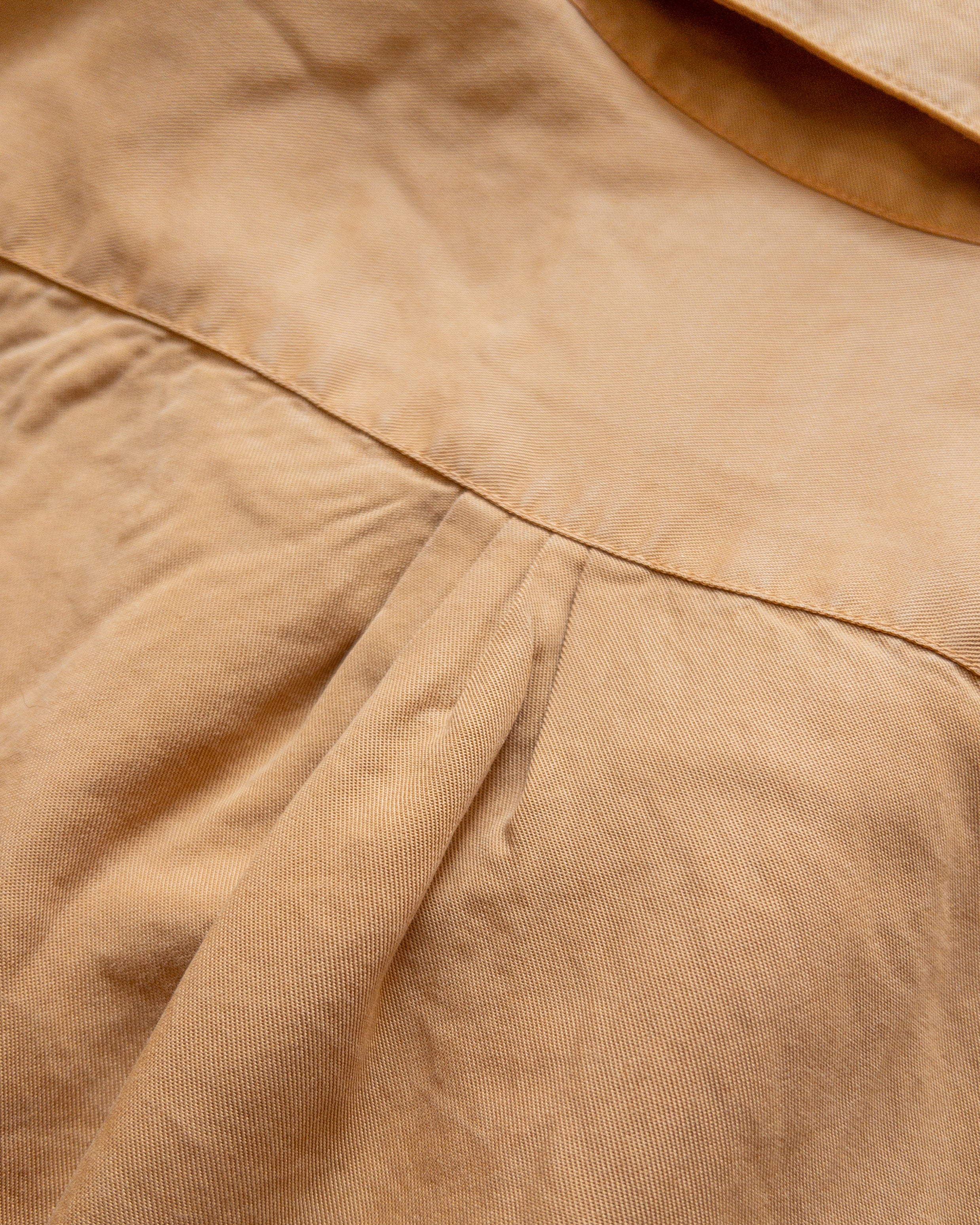 Tencel Gabardine Pearlsnap Shirt - Apricot - Image 5