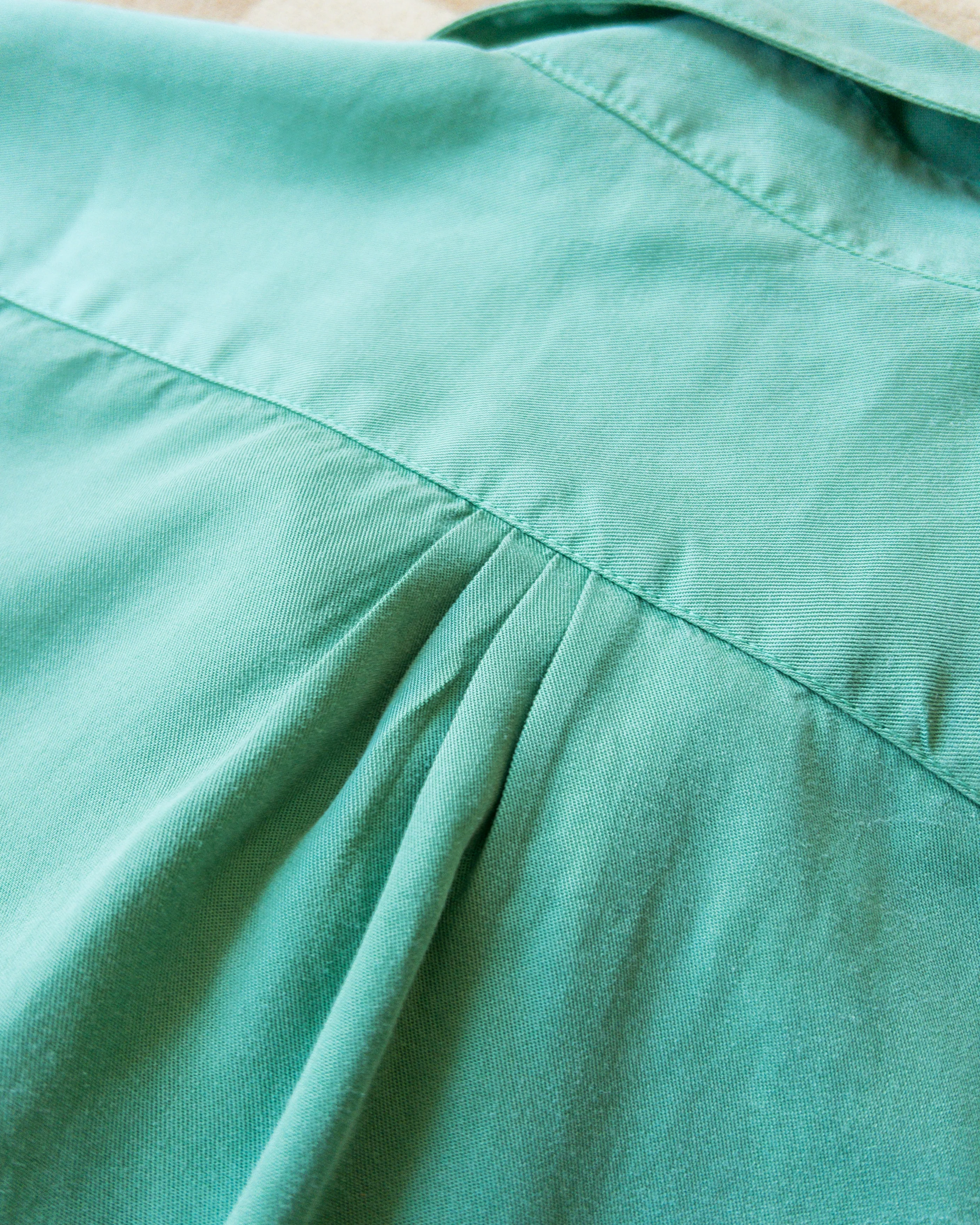 Tencel Gabardine Pearlsnap Shirt - Celadon - Image 6