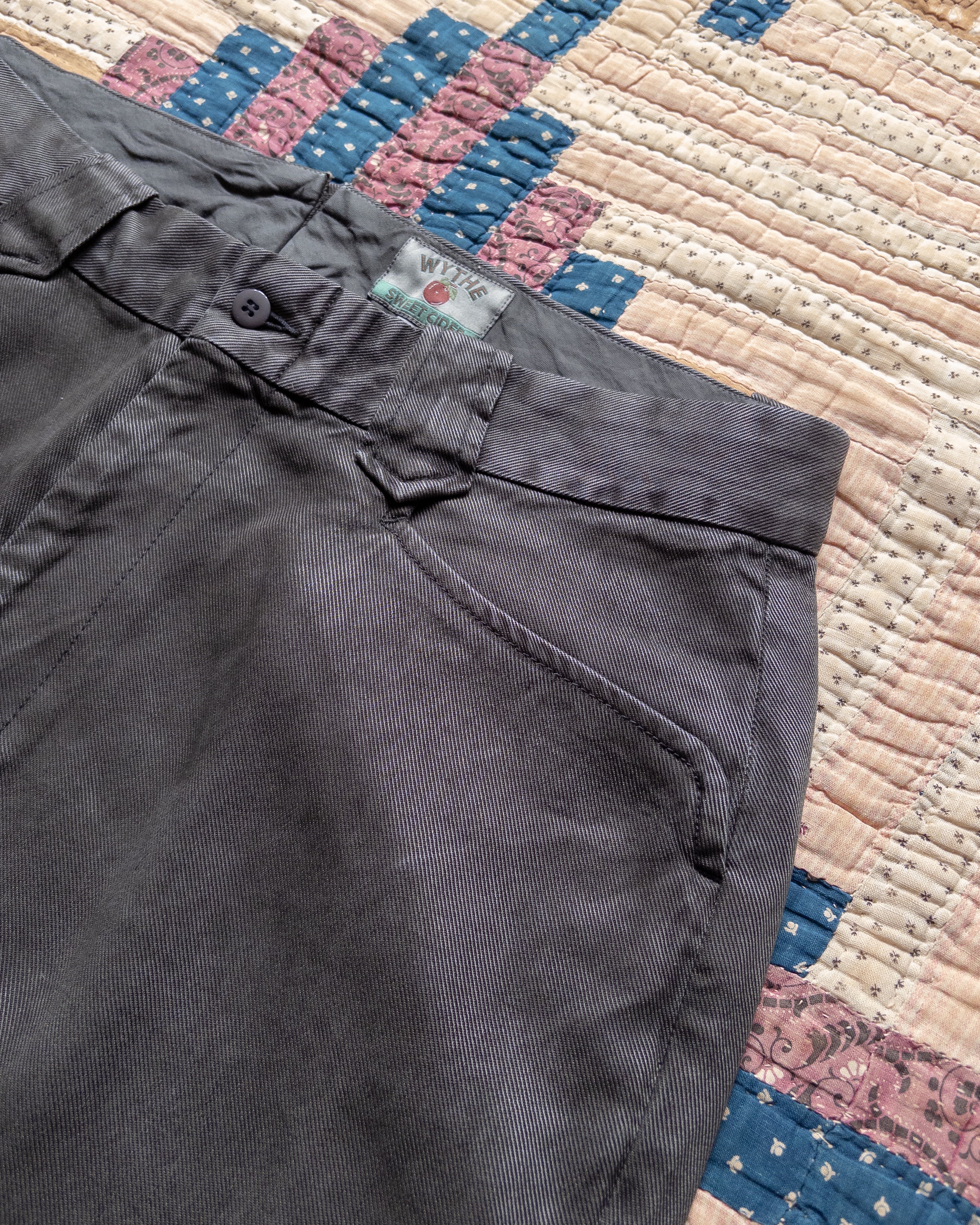 Tencel Gabardine Western Pant - Faded Black - Image 2