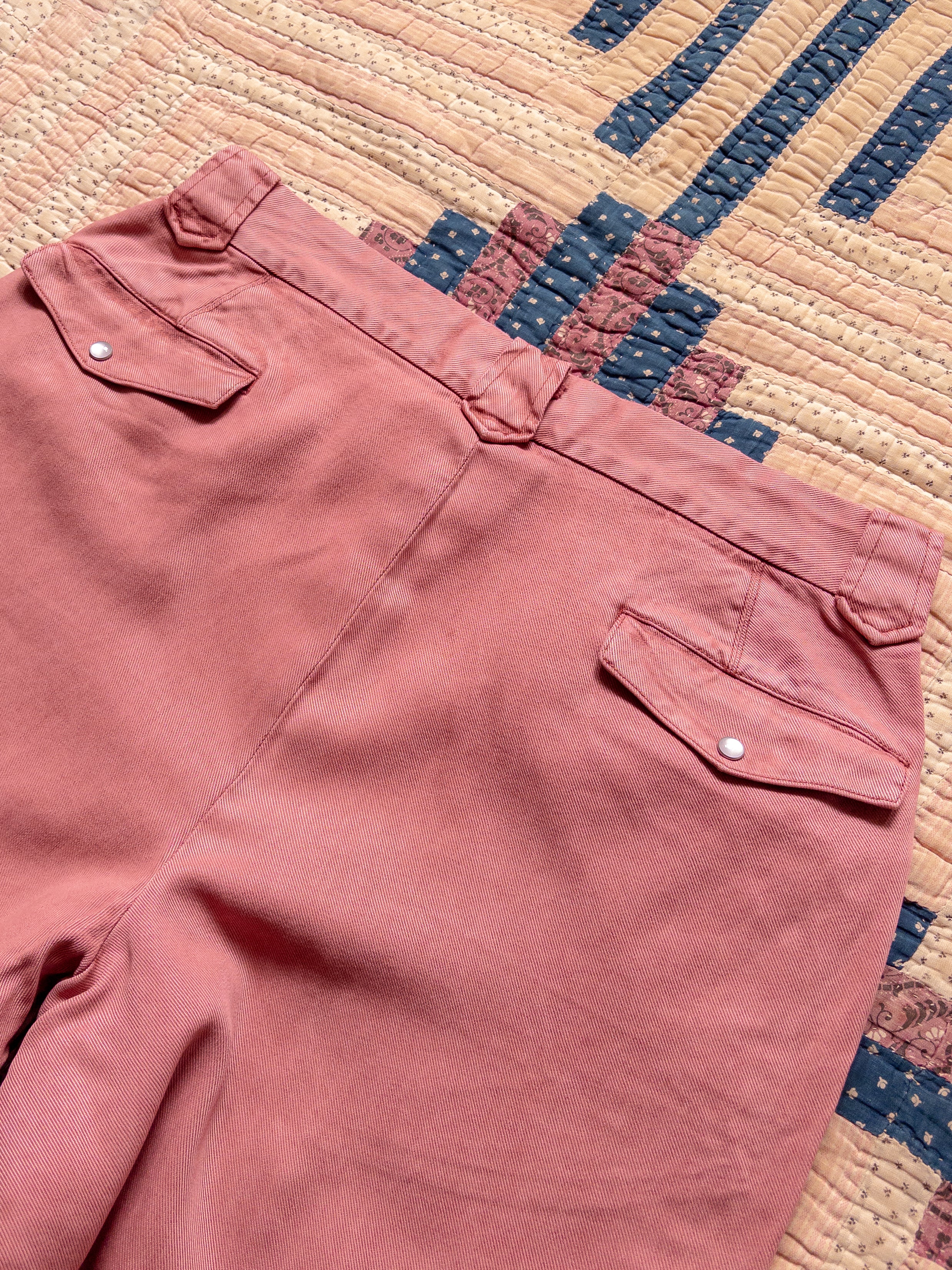 Tencel Gabardine Western Pant - Poppy Red - Image 3