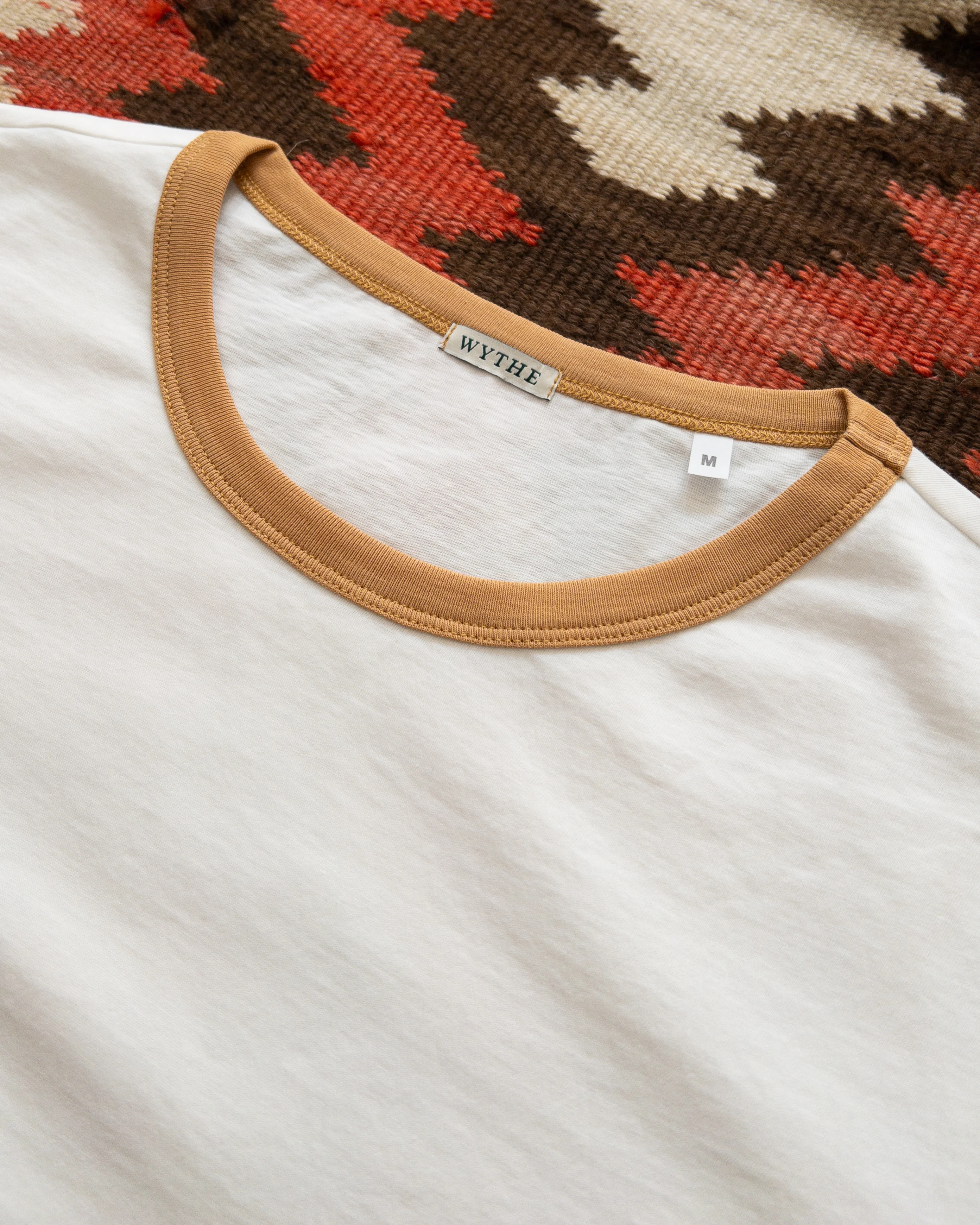 Tubular Ringer T-Shirt - Apricot - Image 2