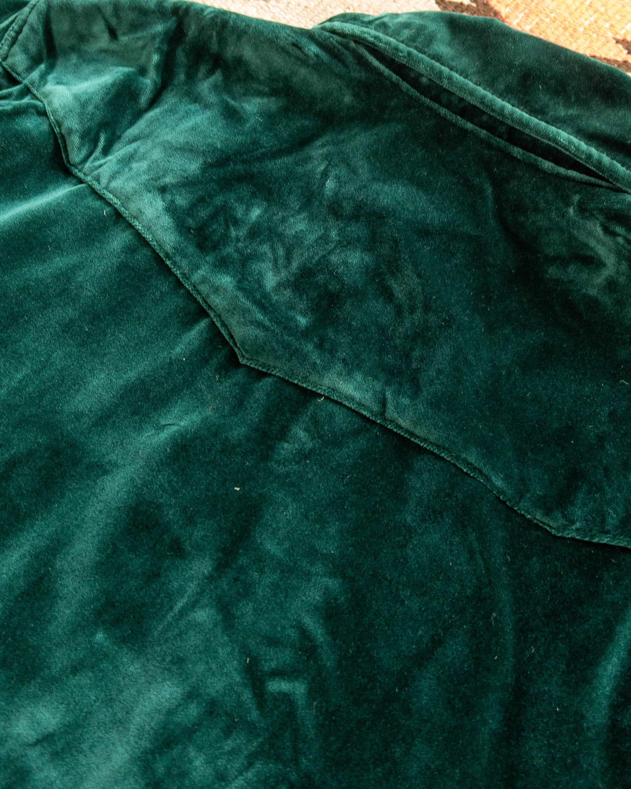 Velvet Pearlsnap Shirt - Pine Green - Image 4