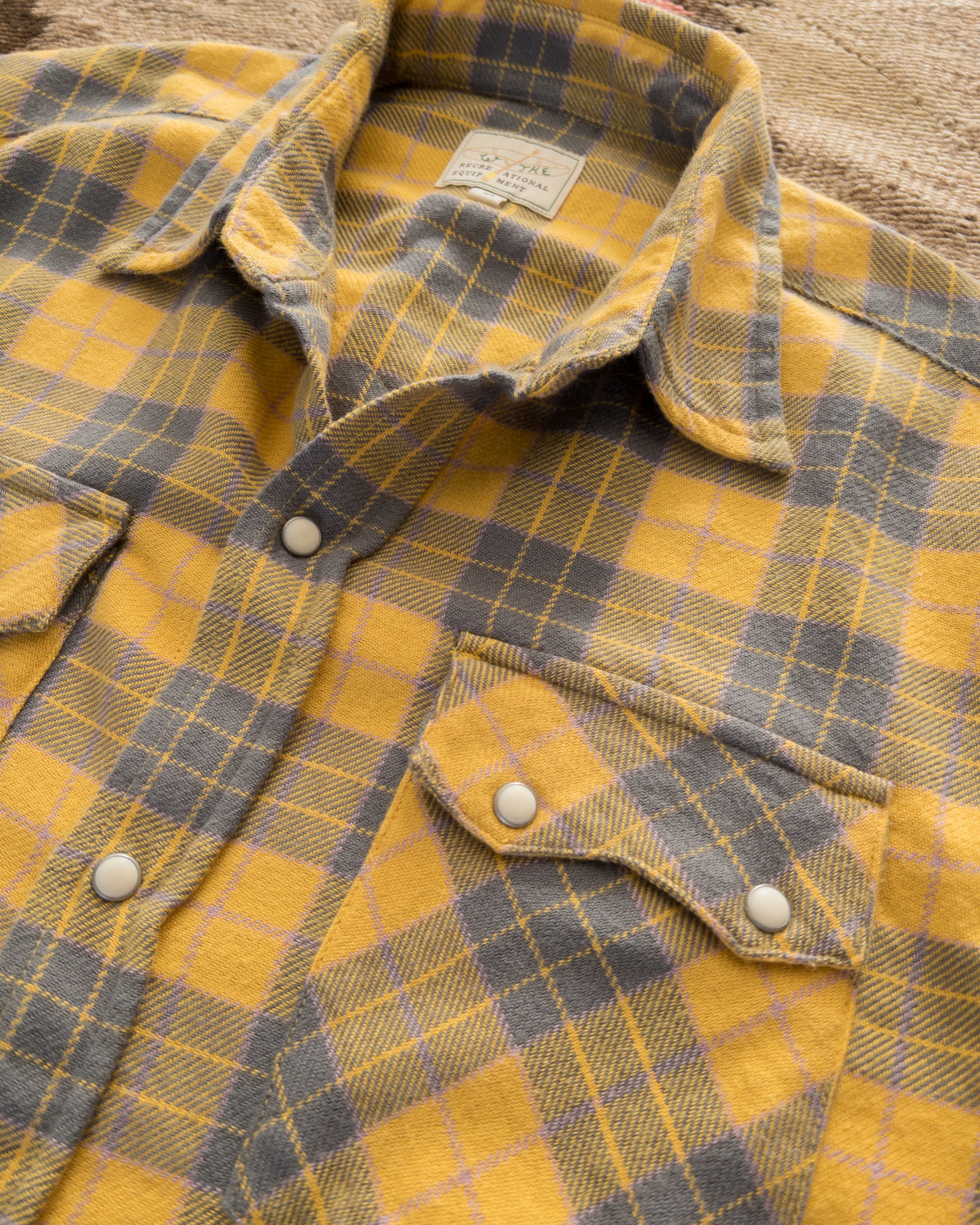 Washed Flannel Pearlsnap Shirt - Daybreak - Image 2