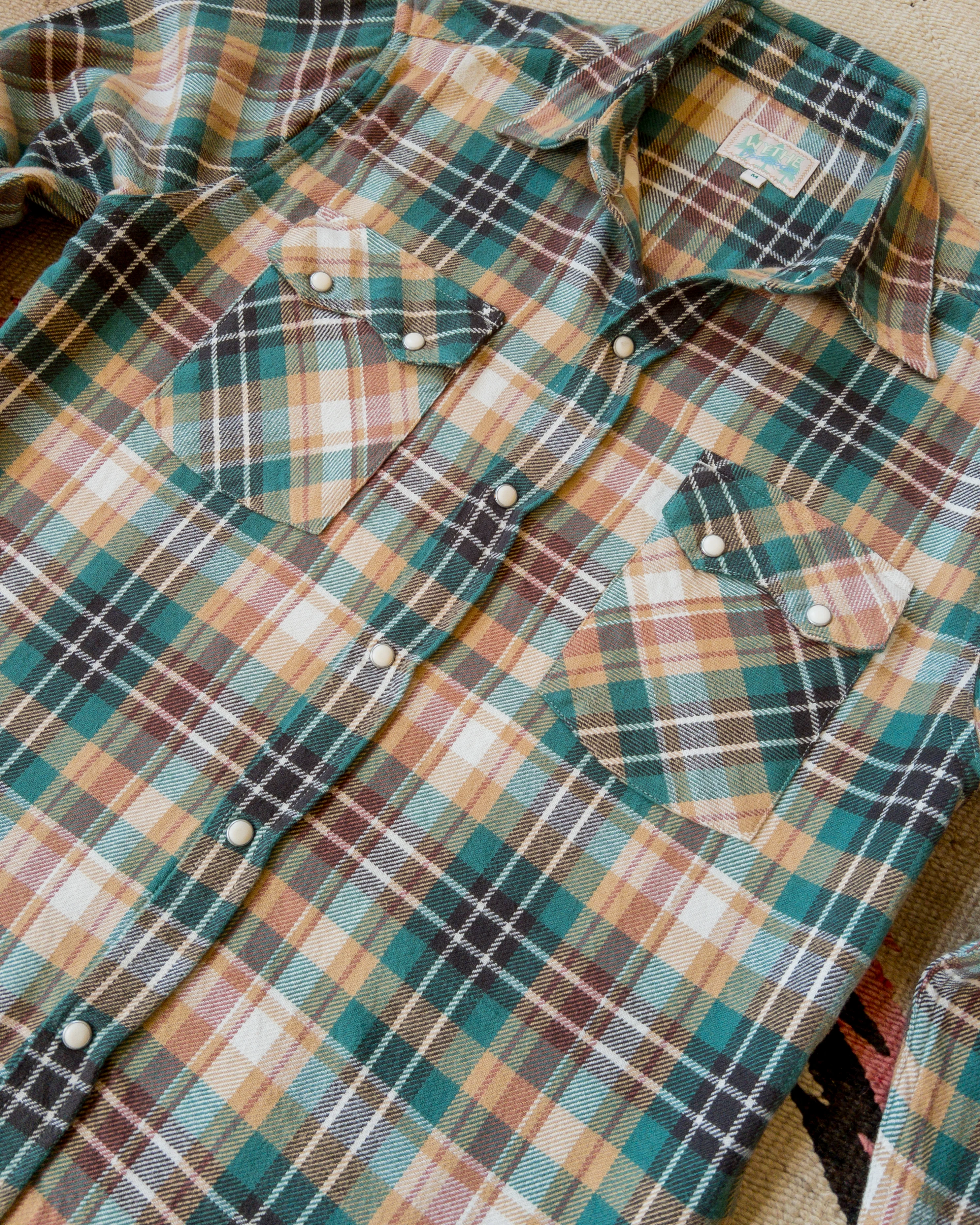 Washed Flannel Pearlsnap Shirt - Logger Plaid - Image 2