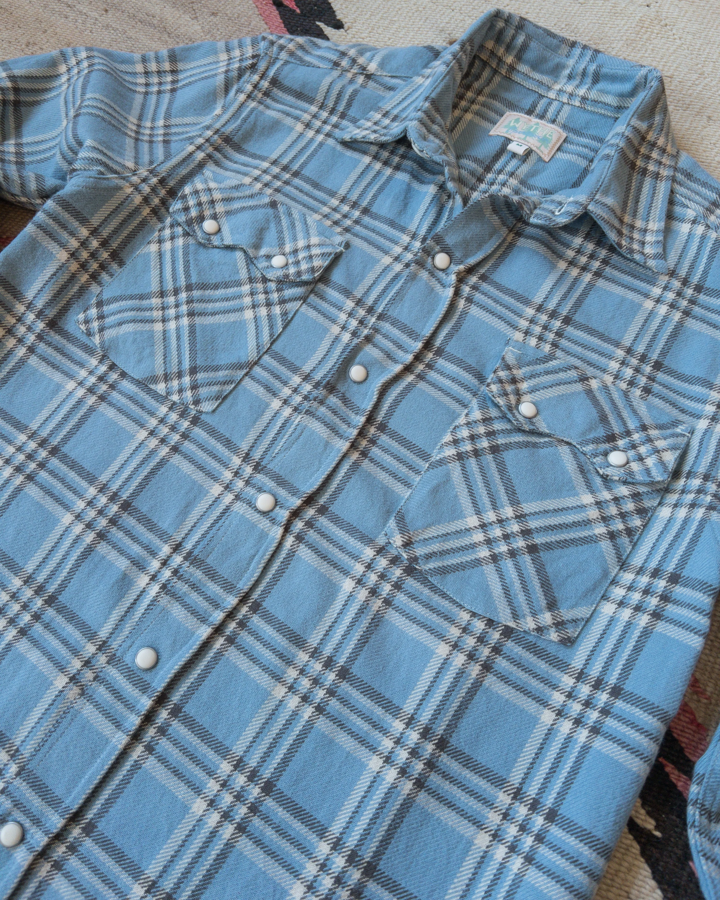 Washed Flannel Pearlsnap Shirt - Rogue River - Image 2