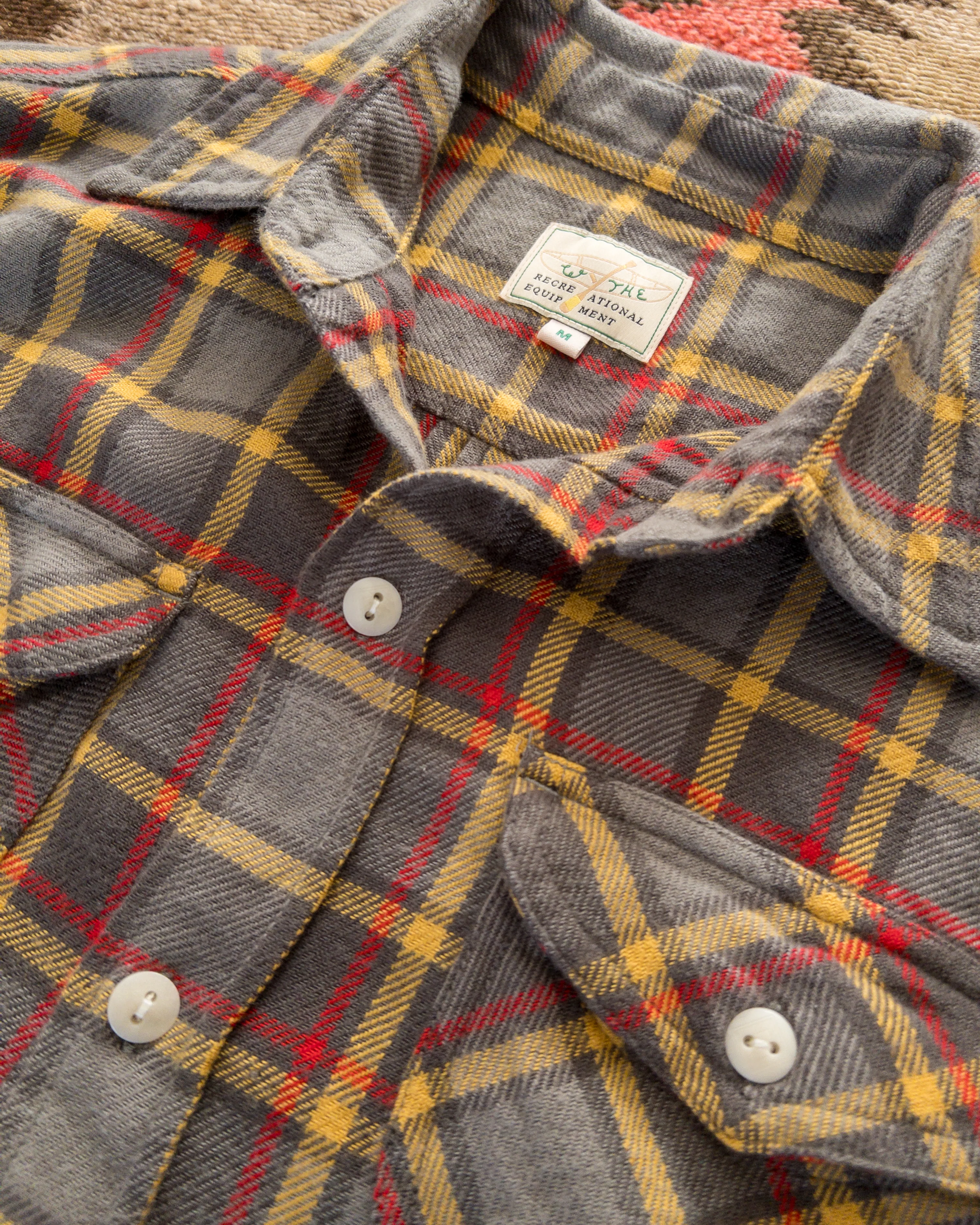 Washed Flannel Workshirt - Dusk Plaid - Image 2