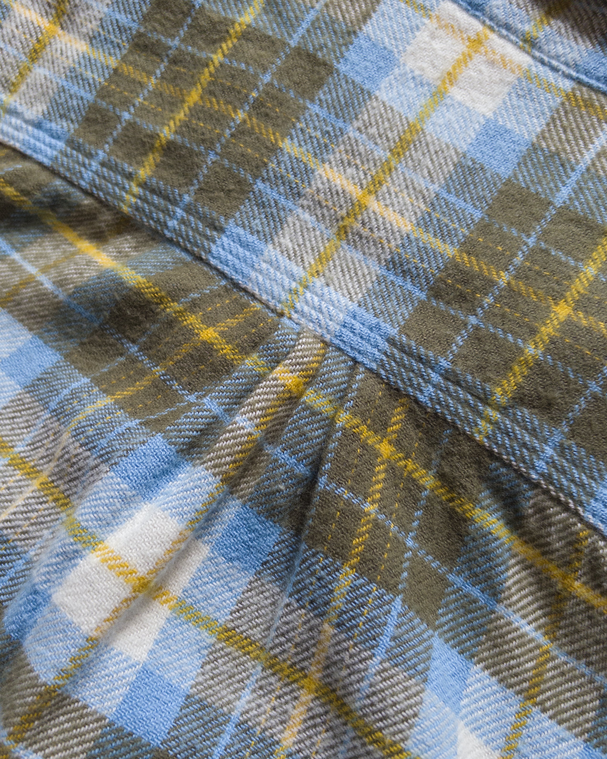 Washed Flannel Workshirt - Gold Ravine - Image 5