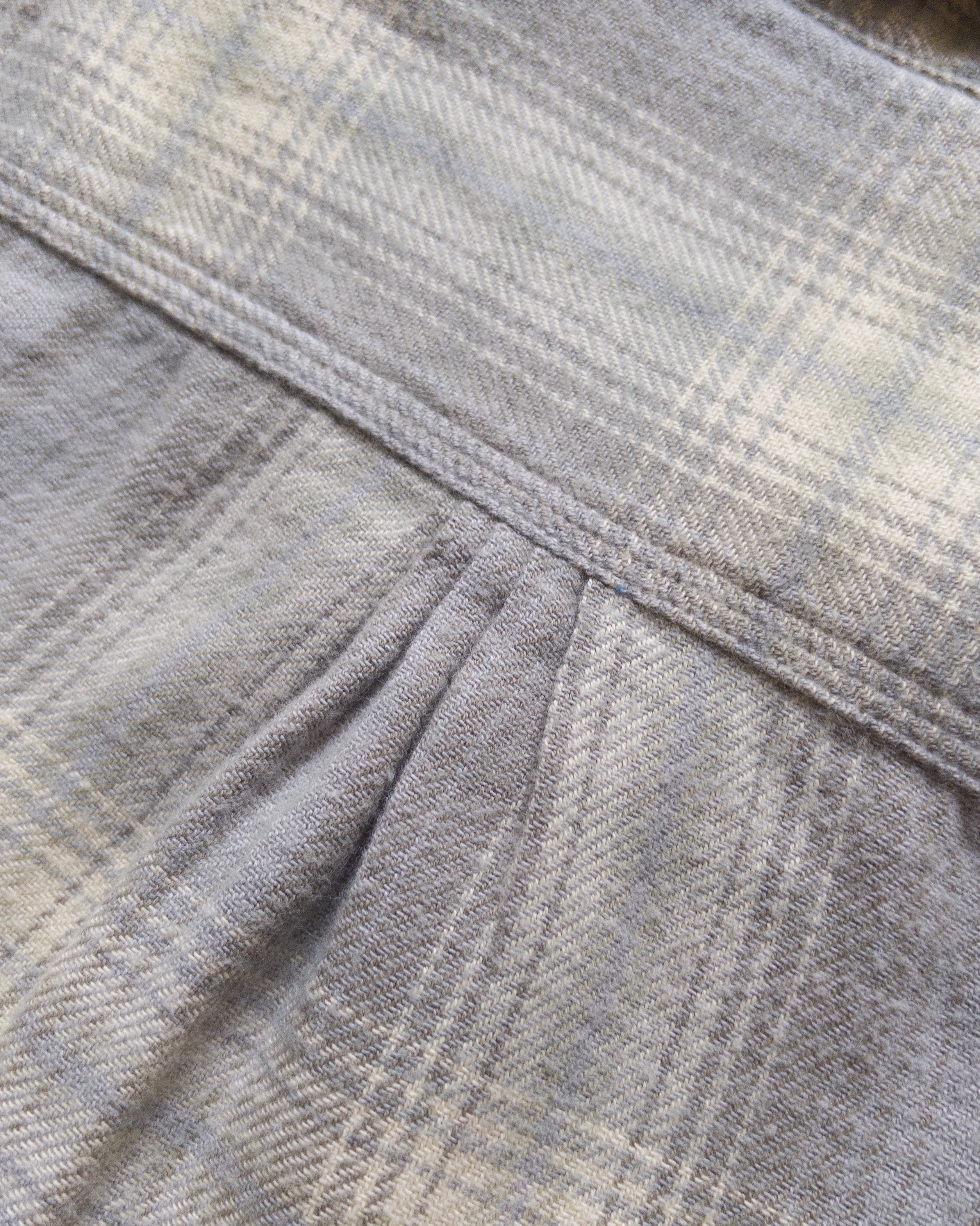 Washed Flannel Workshirt - Late Frost - Image 5