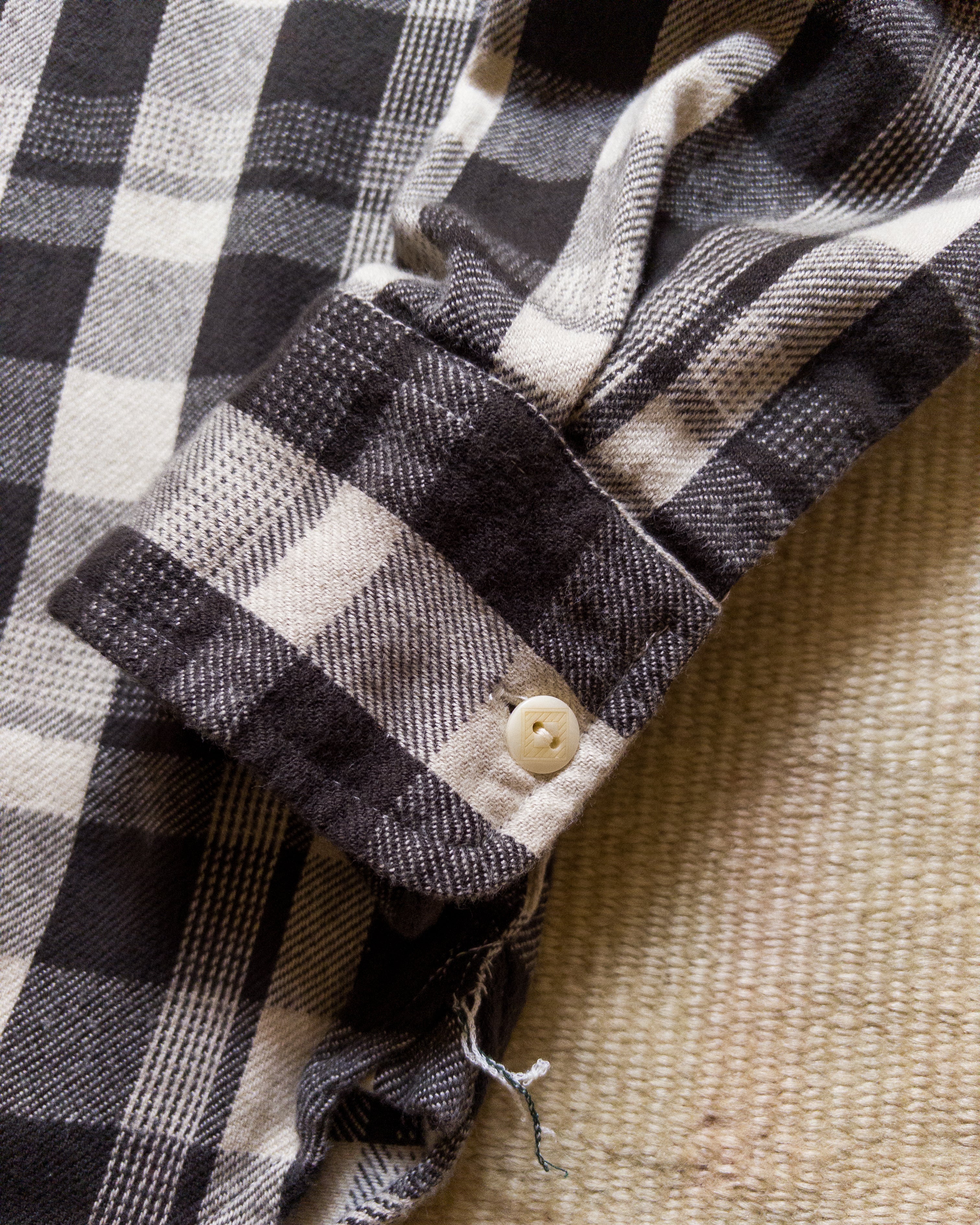 Washed Flannel Workshirt - Night Pitch - Image 4