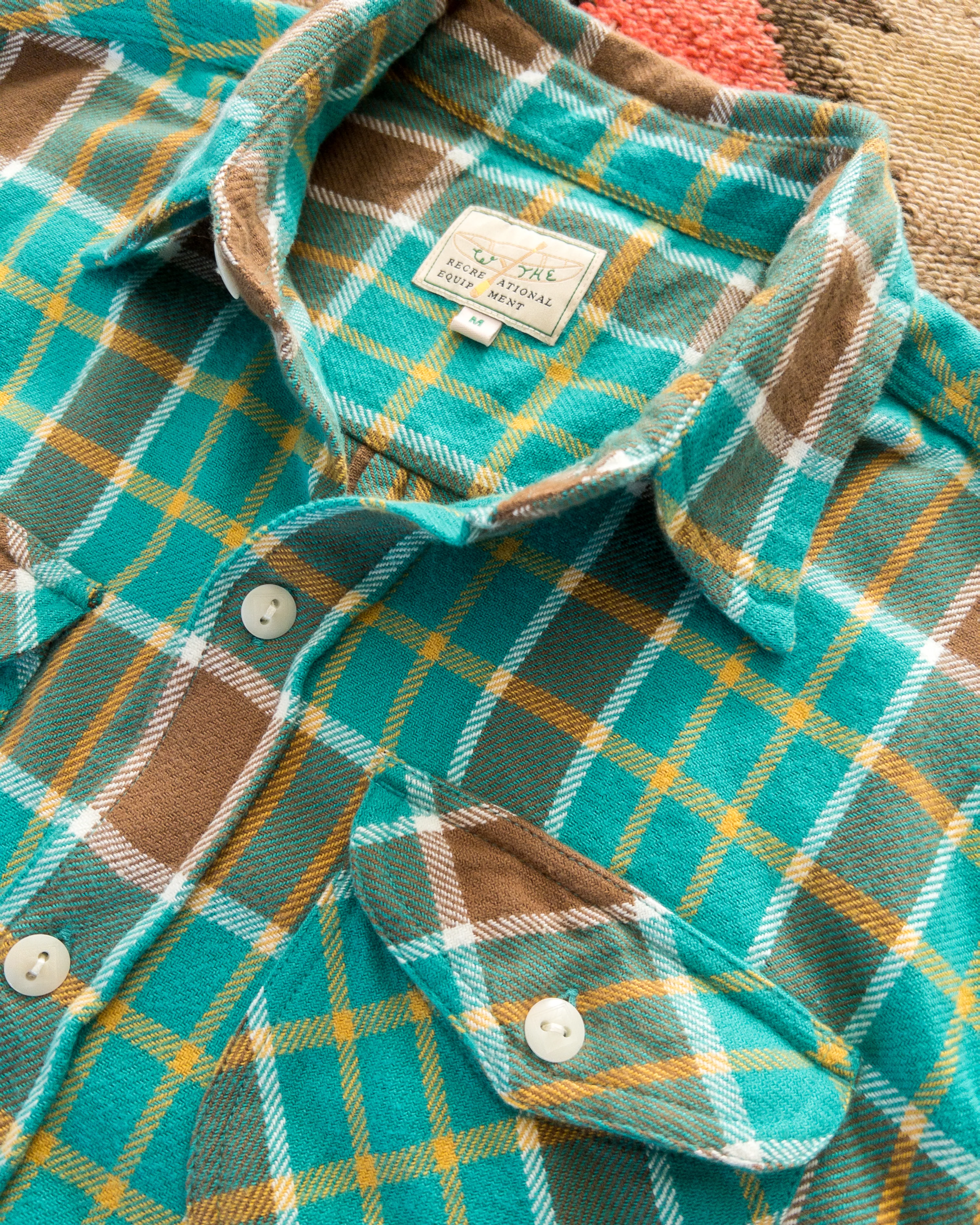 Washed Flannel Workshirt - Riverbend - Image 2