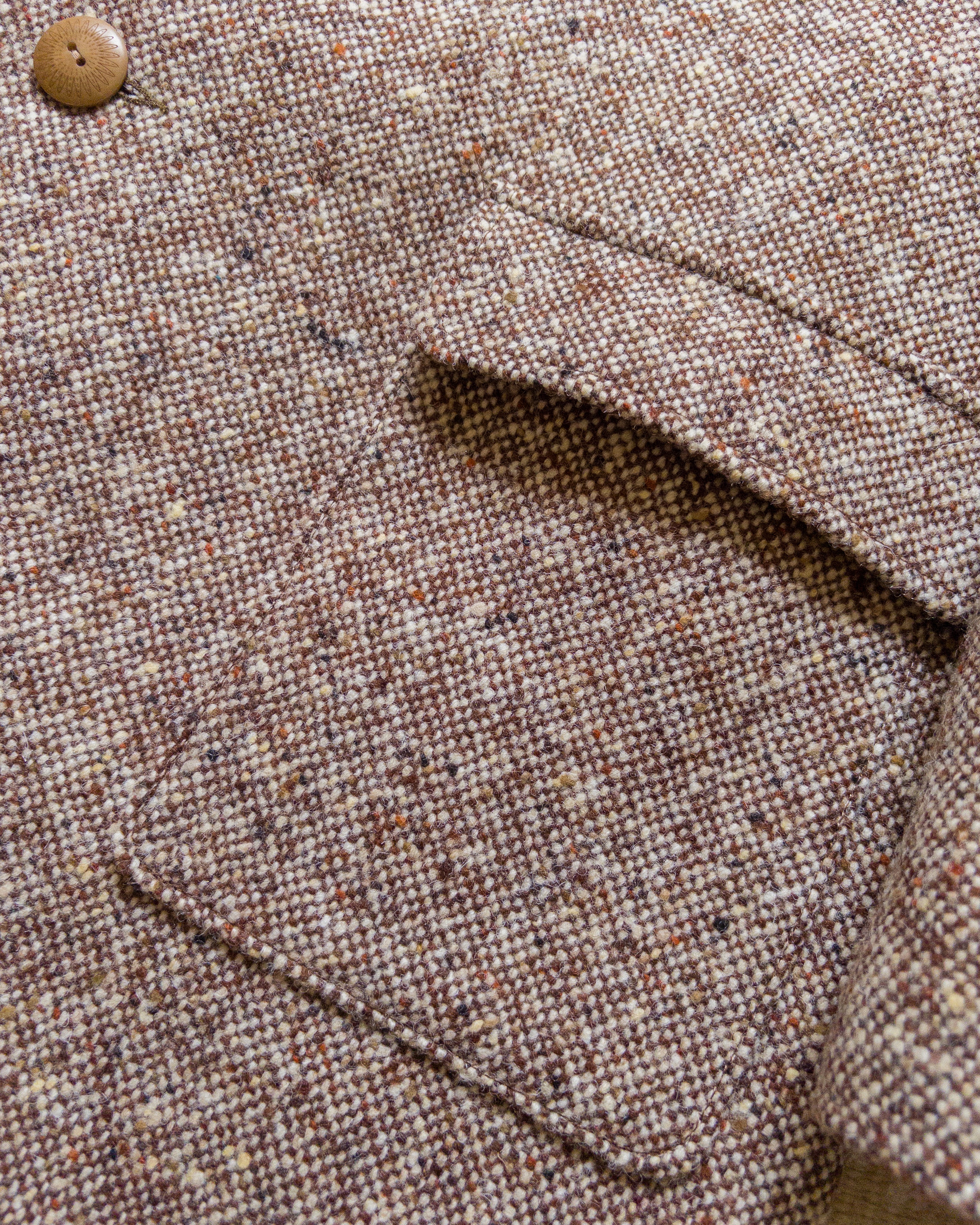 Western Topcoat - Malted Barley Slub Donegal - Image 3