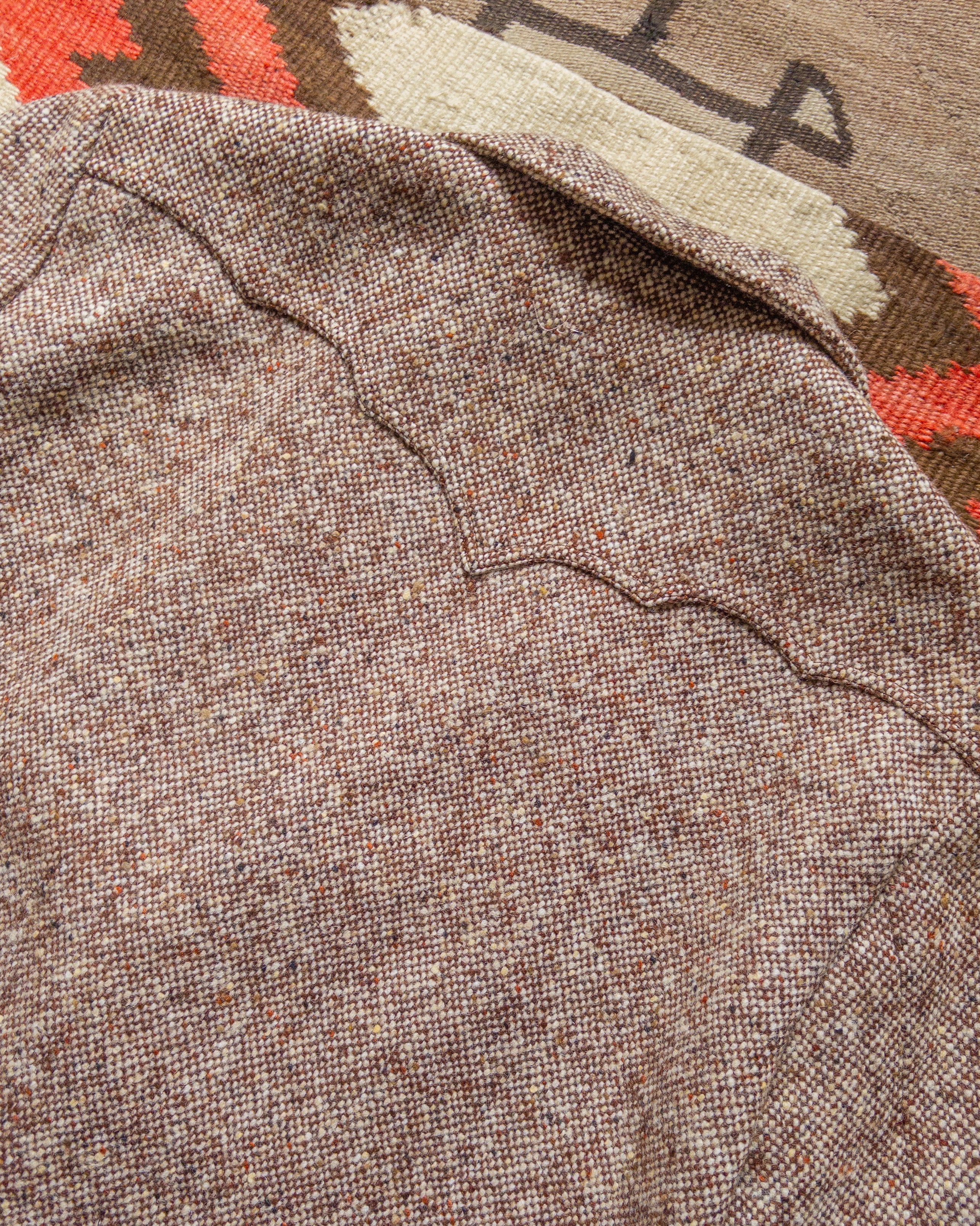 Western Topcoat - Malted Barley Slub Donegal - Image 5