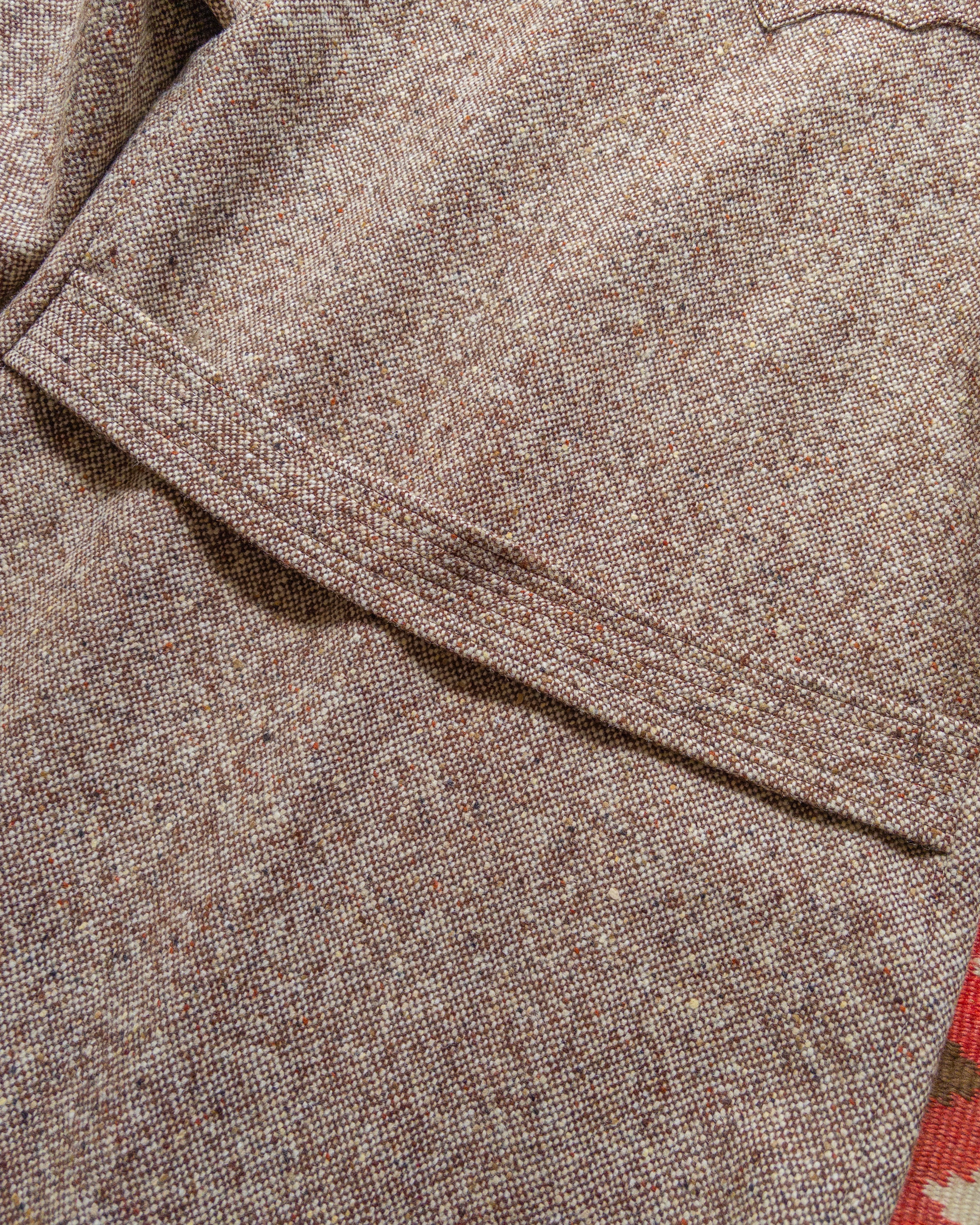 Western Topcoat - Malted Barley Slub Donegal - Image 6